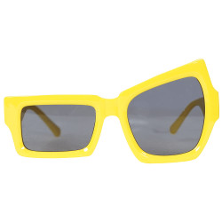 Žlté asymetrické okuliare